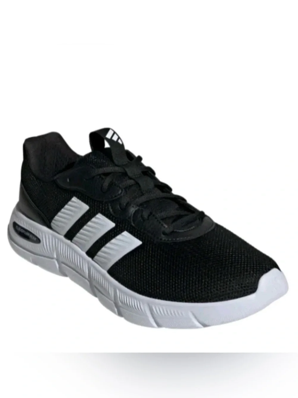 Adidas Men’s Cloudfoam Flex Black & White Athletic Running Shoes